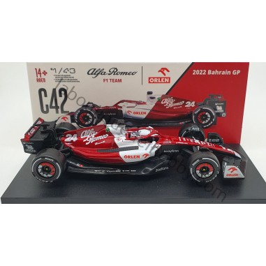 ALFA ROMEO RACING F1 G. ZHOU BAHRAIN...