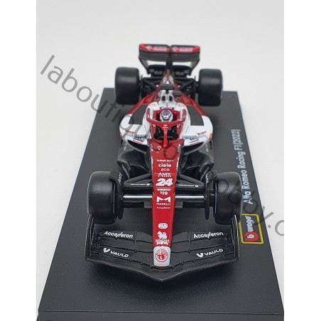 ALFA ROMEO RACING F1 G. ZHOU BAHRAIN GP 2022 BURAGO ESCAÑA 1:43