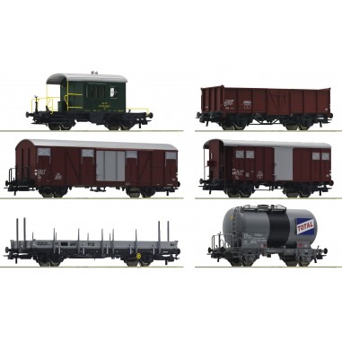 SET DE VAGONES DE MERCANCIAS ROCO 76051