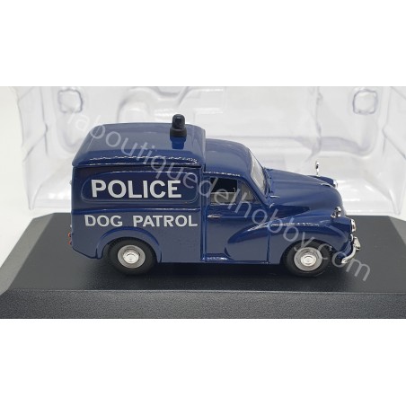 MORRIS MINOR 1000 VAN POLICE DOG PATROL ATLAS ESCALA 1:43