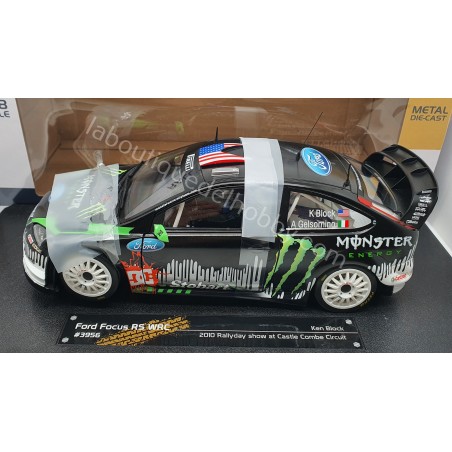 FORD FOCUS RS WRC RALLYDAY SHOW AT CASTLE COMBE CIRCUIT K. BLOCK 2010 SUN STAR ESCALA 1:18