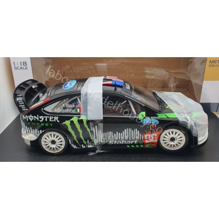 FORD FOCUS RS WRC RALLYDAY SHOW AT CASTLE COMBE CIRCUIT K. BLOCK 2010 SUN STAR ESCALA 1:18