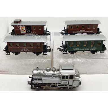 SET LOCOMOTORA DE VAPOR BR 80 + 4...