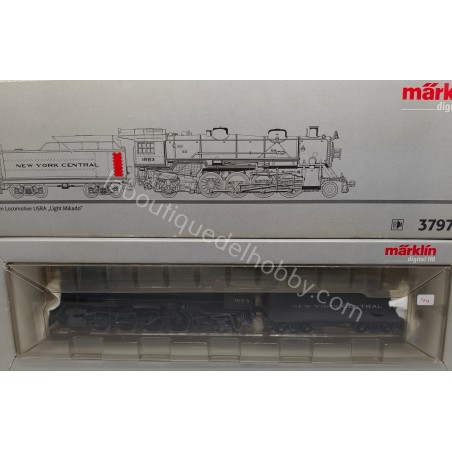LOCOMOTORA DE VAPOR MIKADO USRA MARKLIN 37978 DIGITAL CON SONIDO ESCALA H0