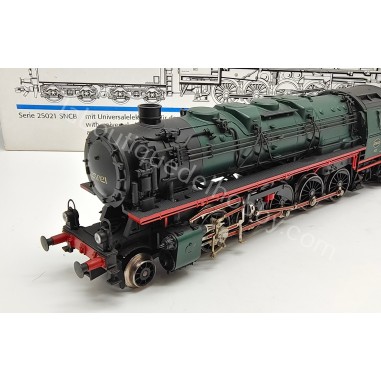 LOCOMOTORA DE VAPOR SERIE 25021 SNCB...
