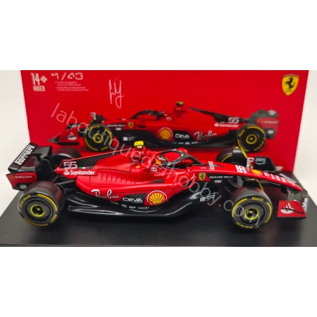 FERRARI SF-23 C. SAINZ 2023 BURAGO ESCALA 1:43