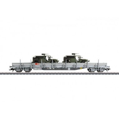 VAGON PLATAFORMA MILITAR MARKLIN 47068