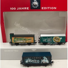 SET DE 3 VAGONES DE CARGA...