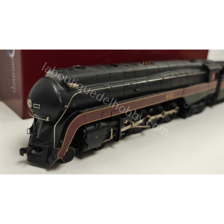 LOCOMOTORA DE VAPOR NORFOLK & WESTERN 612 BROADWAY 077 DIGITAL CON SONIDO ESCALA H0 DEFECTUOSA