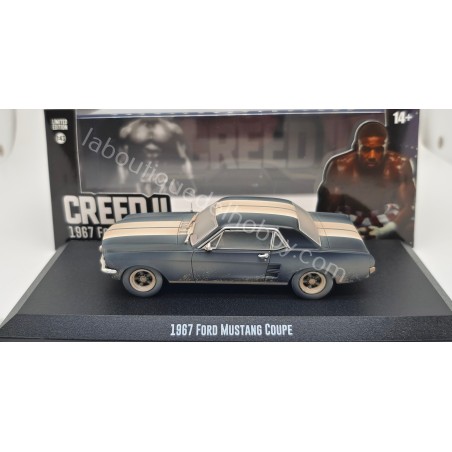 FORD MUSTANG COUPE 1967 CREED II GREENLIGHT ESCALA 1:43