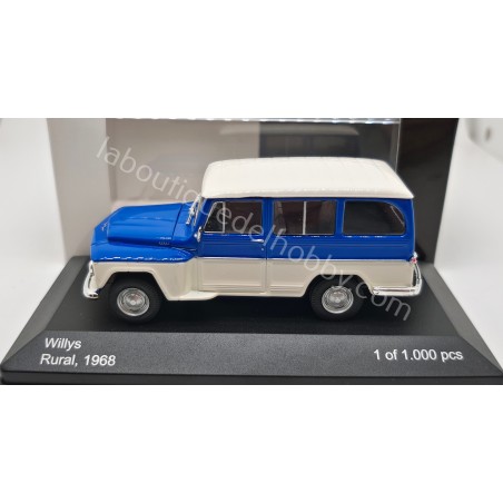 WILLYS RURAL 1968 WHITEBOX ESCALA 1:43