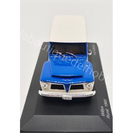 WILLYS RURAL 1968 WHITEBOX ESCALA 1:43
