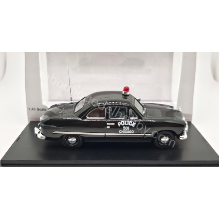 FORD CUSTOM COUPE CHICAGO POLICE 1949 FIRST RESPONSE ESCALA 1:43
