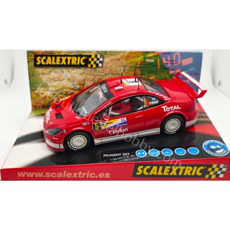 PEUGEOT 307 WRC SCALEXTRIC 6161