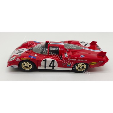 FERRARI 512 S CODA LUNGA Nº14 FILIPINETTI 1970 FLY TEAM02 SIN CAJA