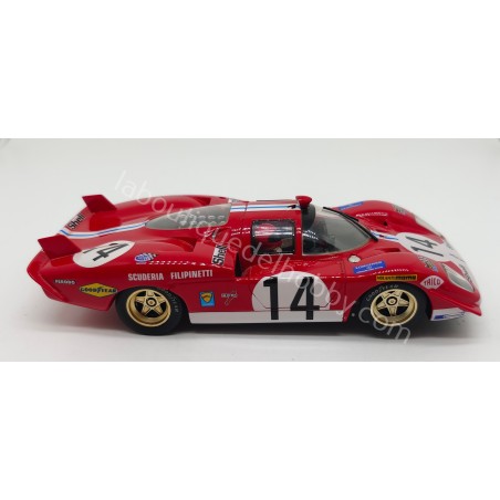 FERRARI 512 S CODA LUNGA Nº14 FILIPINETTI 1970 FLY TEAM02 SIN CAJA