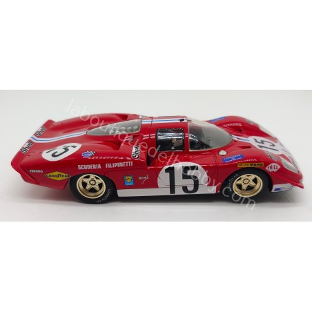 FERRARI 512 S CODA LUNGA Nº15 FILIPINETTI 1970 FLY TEAM02 SIN CAJA