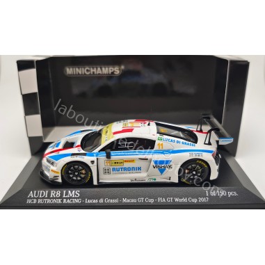 AUDI R8 LMS DI GRASSI MACAU CUP FIA GT 2017 MINICHAMPS ESCALA 1:43
