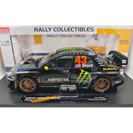 SUBARU IMPREZA WRC06 K. BLOCK GYMKHANA 2008 SUN STAR ESCALA 1:18