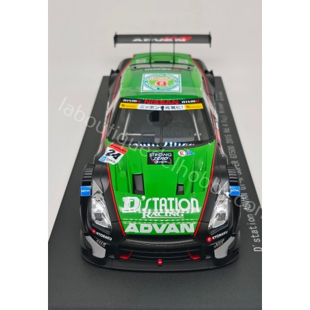 NISSAN GT-R SUPER GT500 D'STATION ADVAN SASAKI-KRUMM FUJI 2015 EBBRO ESCALA 1:18