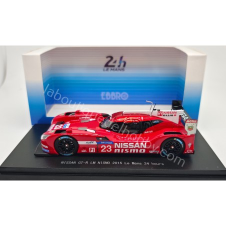 NISSAN GT-R LM NISMO Nº23 LE MANS 2015 EBBRO ESCALA 1:43