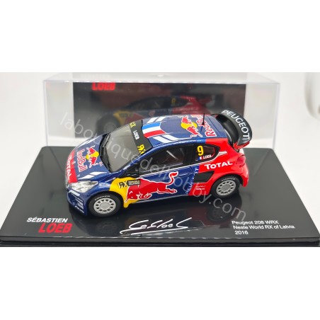 PEUGEOT 208 WRX S. LOEB NESTE RX LATVIA 2016 ALTAYA ESCALA 1:43