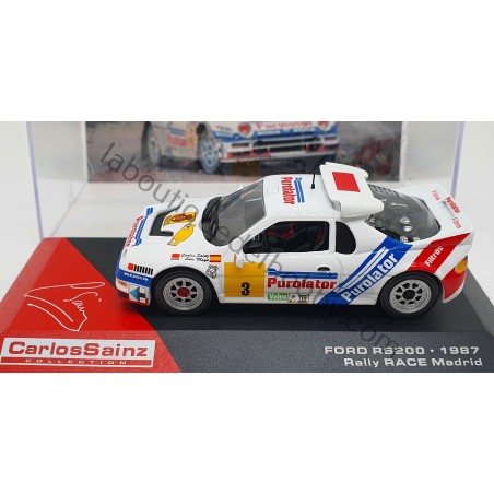 FORD RS200 C. SAINZ RALLY RACE MADRID 1987 ALTAYA ESCALA 1:43