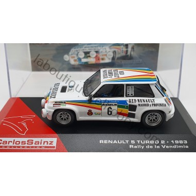 RENAULT 5 TURBO 2 C. SAINZ RALLY VENDIMIA 1983 ALTAYA ESCALA 1:43
