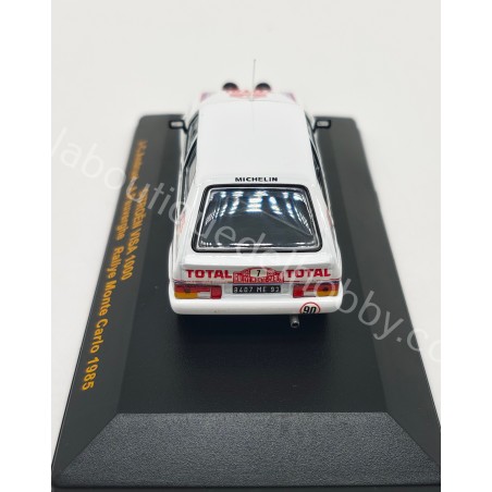 CITROEN VISA 1000 J.C. ANDRUET RALLYE MONTE CARLO 1985 ALTAYA ESCALA 1:43