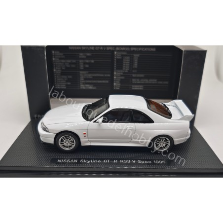 NISSAN SKYLINE GT-R R33 V-SPEC 1995 EBBRO ESCALA 1:43