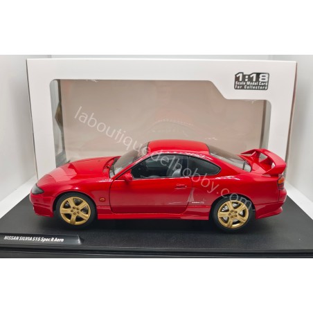 NISSAN SILVIA S15 SPEC R AERO 1999 SOLIDO ESCALA 1:18