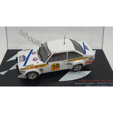 FORD ESCORT RS 1800 B. FERNANDEZ RALLY COSTA BRAVA 1977 ALTAYA ESCALA 1:43