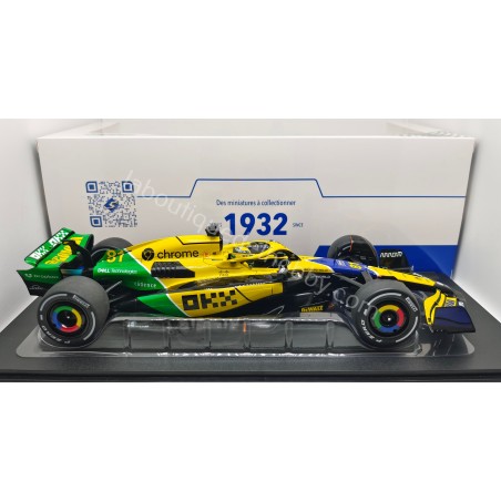 MCLAREN F1 TEAM MCL38 O. PIASTRI MONACO 2024 SOLIDO ESCALA 1:18