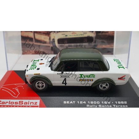 SEAT 124 1800 16V C. SAINZ RALLY SANTA TERESA 1982 ALTAYA ESCALA 1:43