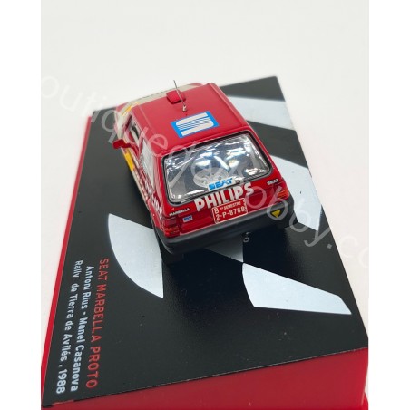 SEAT MARBELLA PROTO A. RIUS RALLY TIERRA AVILES 1988 ALTAYA ESCALA 1:43