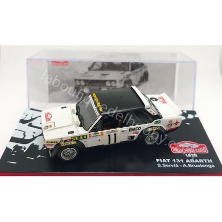 FIAT 131 ABARTH S. SERVIA RALLYE MONTE CARLO 1978 ALTAYA ESCALA 1:43
