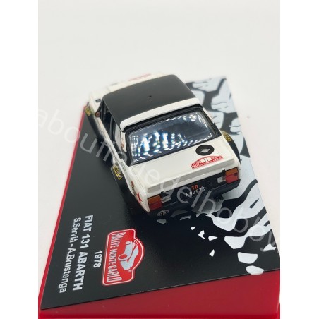 FIAT 131 ABARTH S. SERVIA RALLYE MONTE CARLO 1978 ALTAYA ESCALA 1:43