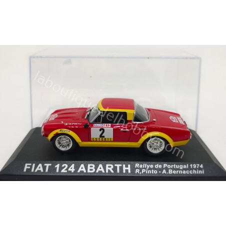 FIAT 124 ABARTH R. PINTO RALLYE PORTUGAL 1974 ALTAYA ESCALA 1:43
