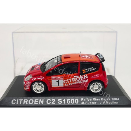 CITROEN C2 S1600 M. FUSTER RALLYE RIAS BAJAS 2004 ALTAYA ESCALA 1:43