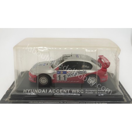 HYUNDAI ACCENT WRC F. LOIX RALLY ACROPOLIS 2003 ALTAYA ESCALA 1:43
