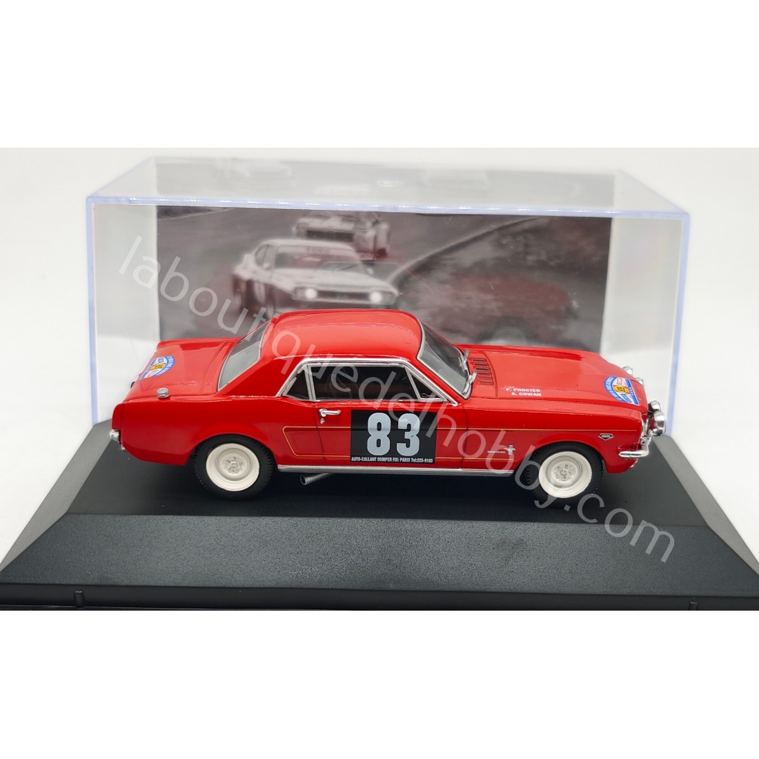 FORD MUSTANG #82 LJUNGFELD/SAGER RALLY TOUR DE FRANCE 1964