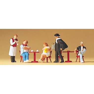 PERSONAS EN UNA TERRAZA PREISER 10368...
