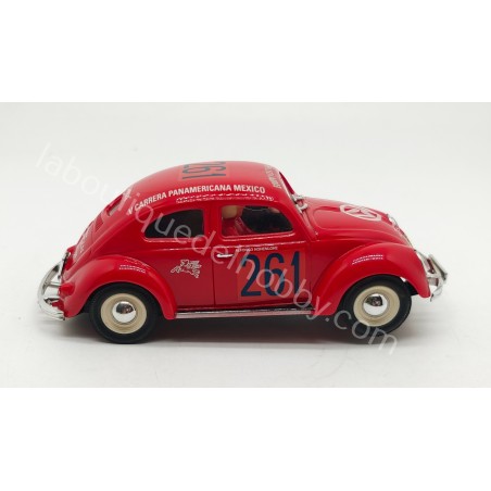 VOLKSWAGEN BEETLE PANAMERICANA 1954 PINK KAR CV020 SIN CAJA