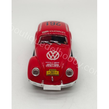 VOLKSWAGEN BEETLE PANAMERICANA 1954 PINK KAR CV020 SIN CAJA