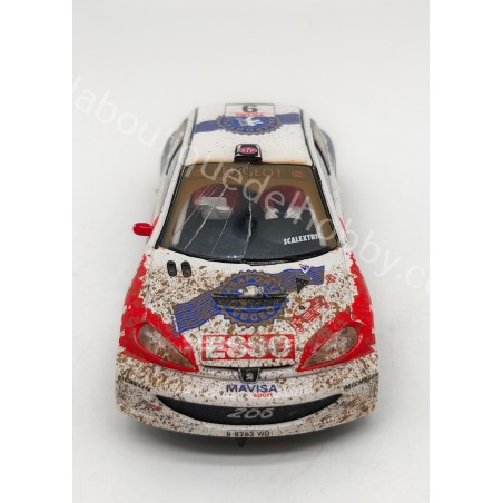 PEUGEOT 206 WRC EFECTO BARRO SCALEXTRIC 6051 SIN CAJA