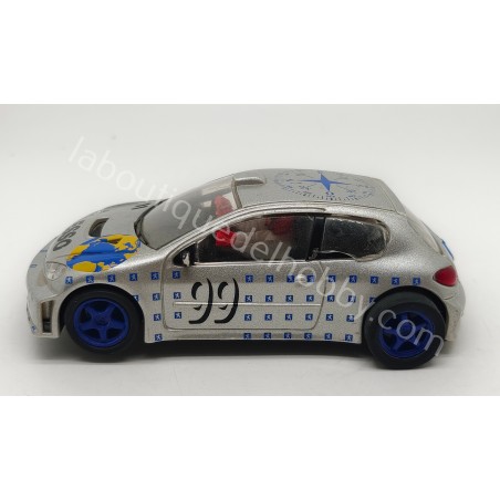 PEUGEOT 206 WRC ESSO SILVER SCALEXTRIC 6025 SIN CAJA