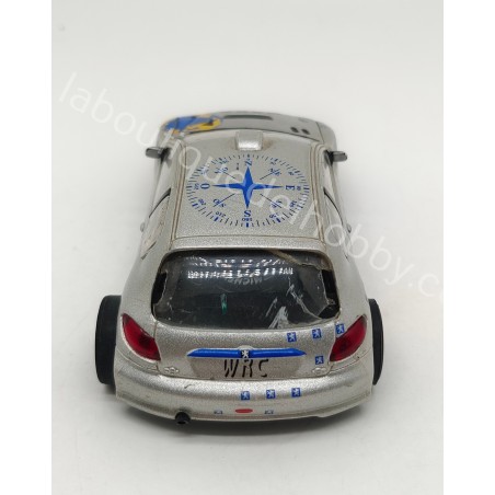 PEUGEOT 206 WRC ESSO SILVER SCALEXTRIC 6025 SIN CAJA