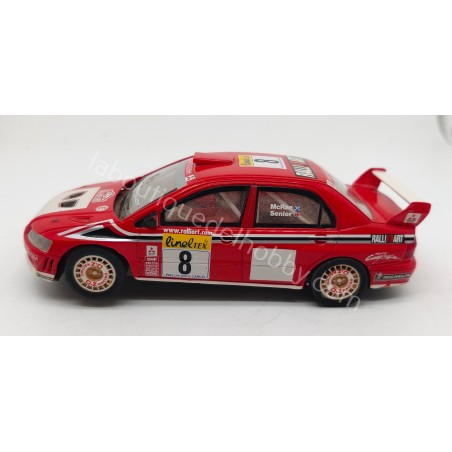 MITSUBISHI LANCER EVO VII WRC MONTECARLO 2002 SCALEXTRIC 6089 SIN CAJA