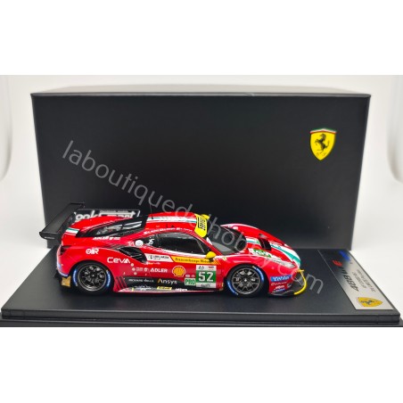 FERRARI 488 GTE TEAM AF CORSE N.52 MOLINA-FUOCO-RIGON LE MANS 2022 LOOKSMART ESCALA 1:43