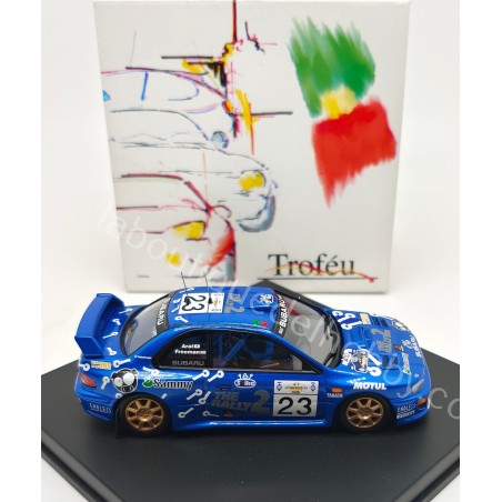 SUBARU IMPREZA WRC ARAI RALLY ACROPOLIS 2000 TROFEU ESCALA 1:43